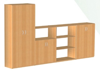 Kancelářská skříňová sestava MN 03